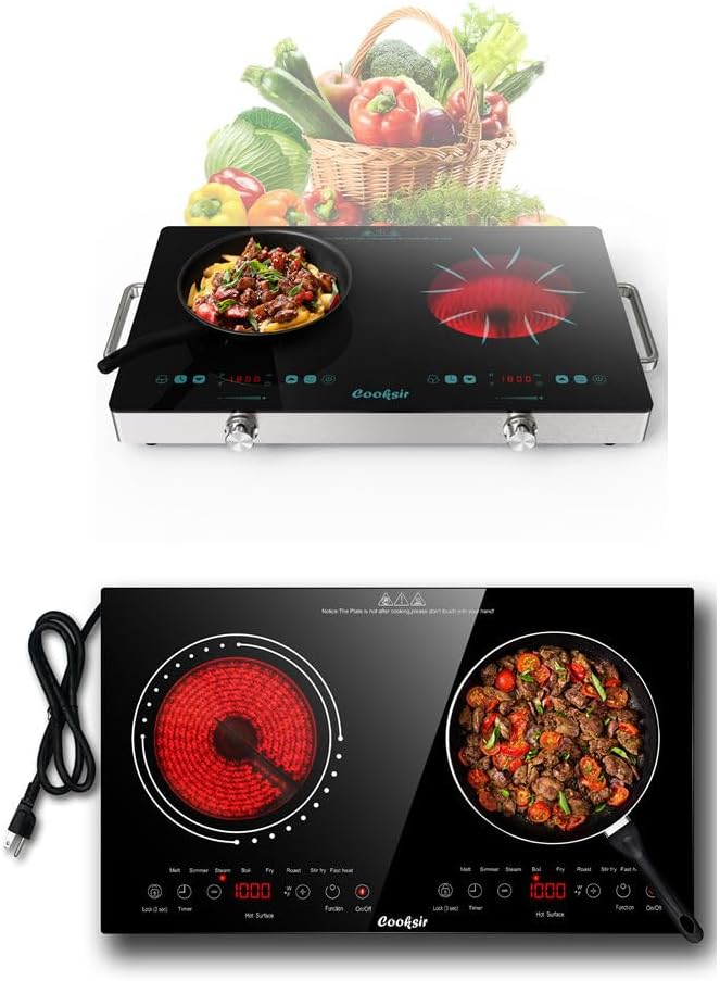 2 Burner Electric Cooktop 2 Pack