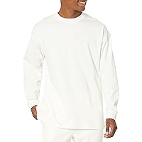Amazon Essentials Maglietta Oversize a Maniche Lunghe in Cotone Biologico Uomo