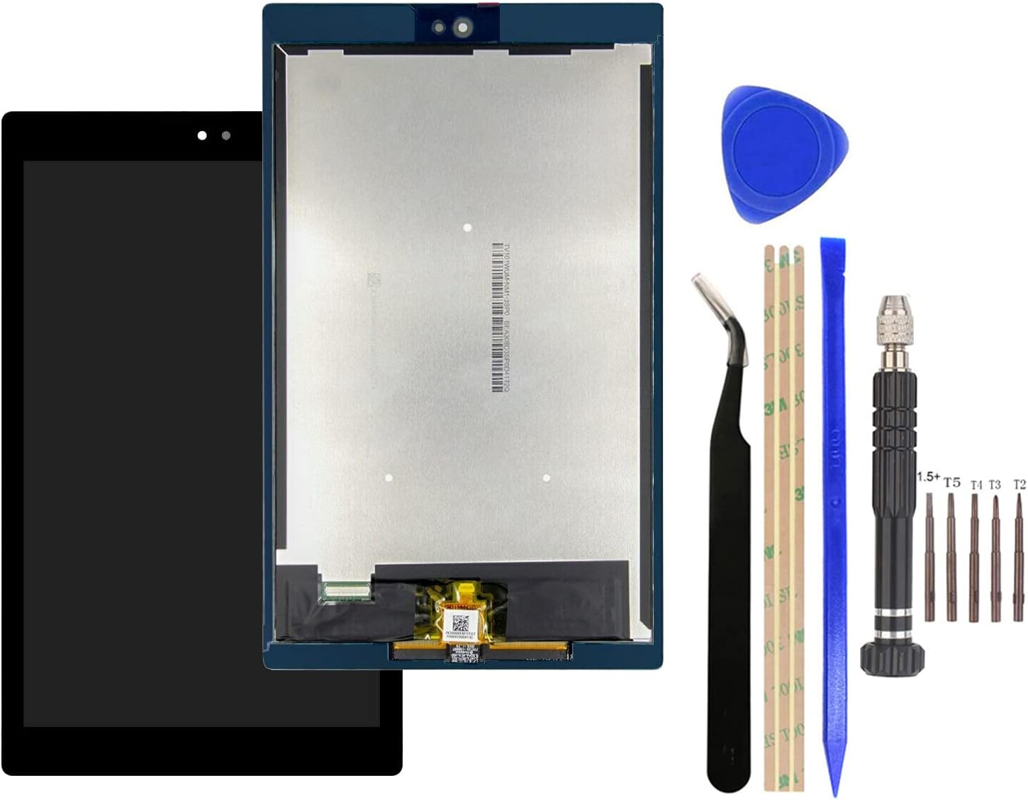 Front Glass Touch Screen Digitizer Replacement for Amazon Kindle Fire HD 8 10th Gen 2020 K72LL3 K72LL4 +Toolkit (No LCD Included)