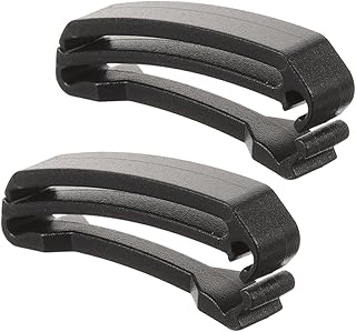 Sewroro 調節可能バックパック紐用ベルトクリップ アウトドアハイキング用多用途アクセサリー 2個セット耐摩耗性プラスチックバックル
