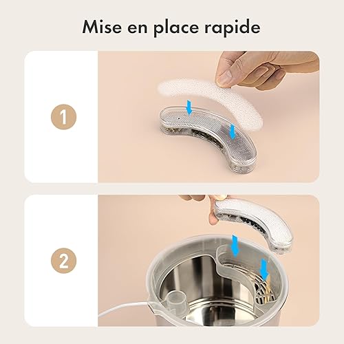 Miniatura 5 de NPET Filtros de repuesto prémium para fuente de agua para gatos WF050WF100WF210