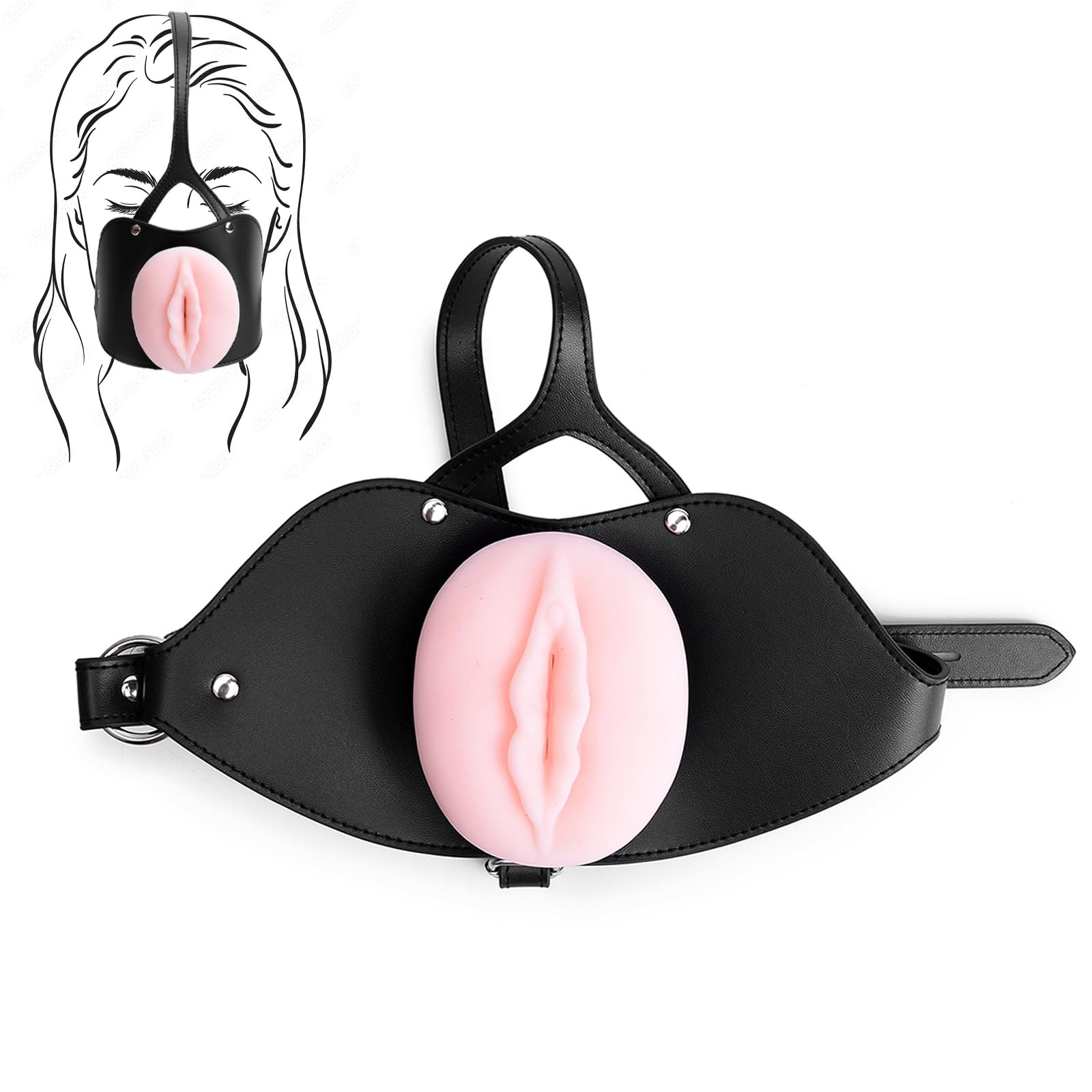 Bâillon Sexe Sm Femme Bâillon Bdsm Bâillon Bouche Grand Écarteur de bouche pour le sexe Femmes Hommes Bâillon vaginal pour bondage Torture Sexe Extrême Esclaves Outil Bdsms Jouet Extrême pour femmes
