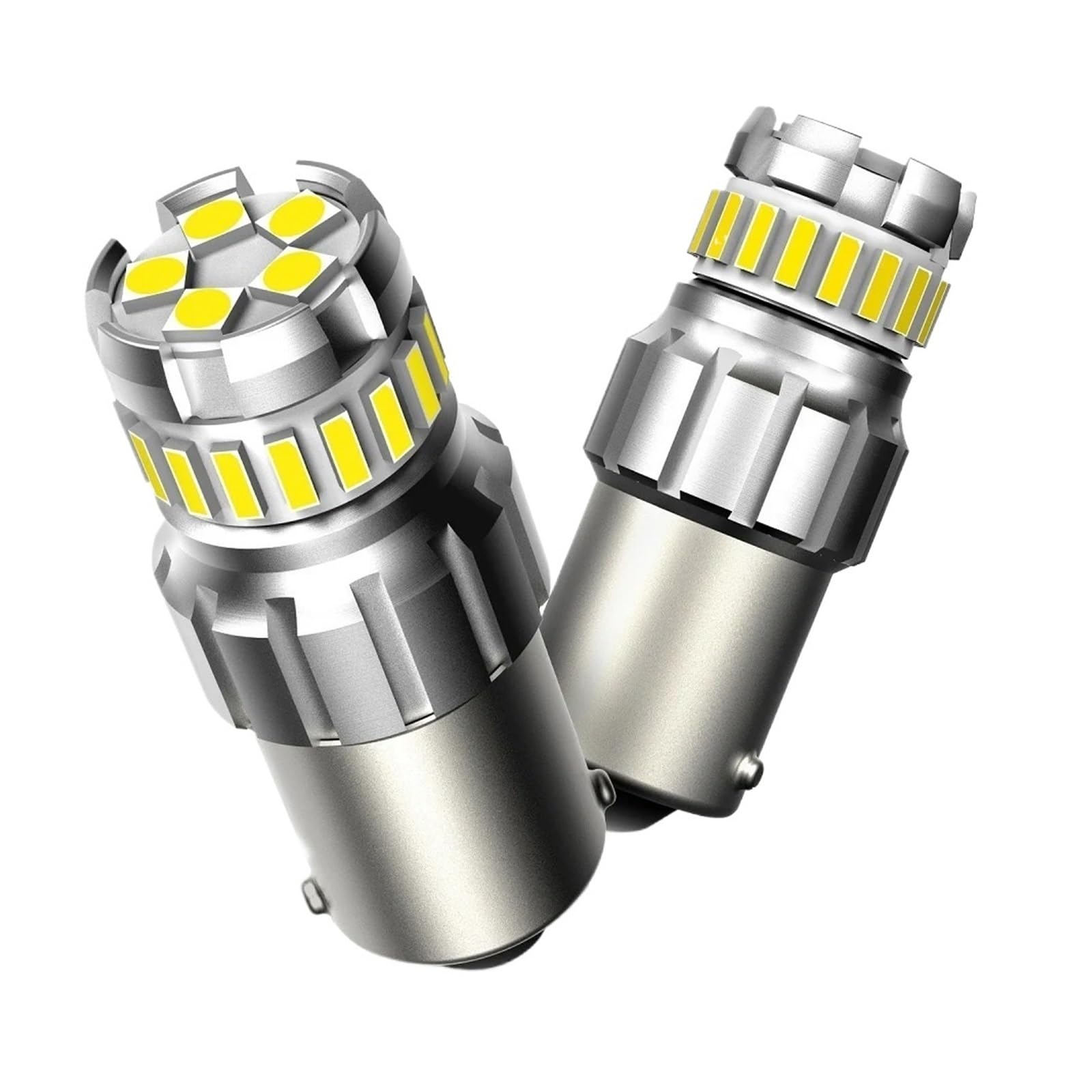 P21W 4014 SMD Clignotant Ambre LED Haute Luminosité 12V pour Lampe de Voiture - 7