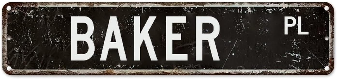 Baker Souvenir,Baker Poster Sign,Baker Gift,Baker Memento,Baker Sign,Baker Decor,Baker Lover,Baker Expert,Baker Profession,Baker Present,Custom Street Sign,Quality Metal sign.