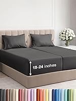 Vista 347 de Extra Deep Pocket Split King Sheets - 5 Piece Breathable & Cooling Bed Sheets - Hotel Luxury Bed Sheet Set - Soft, Wrinkle Free & Comfy - Easily