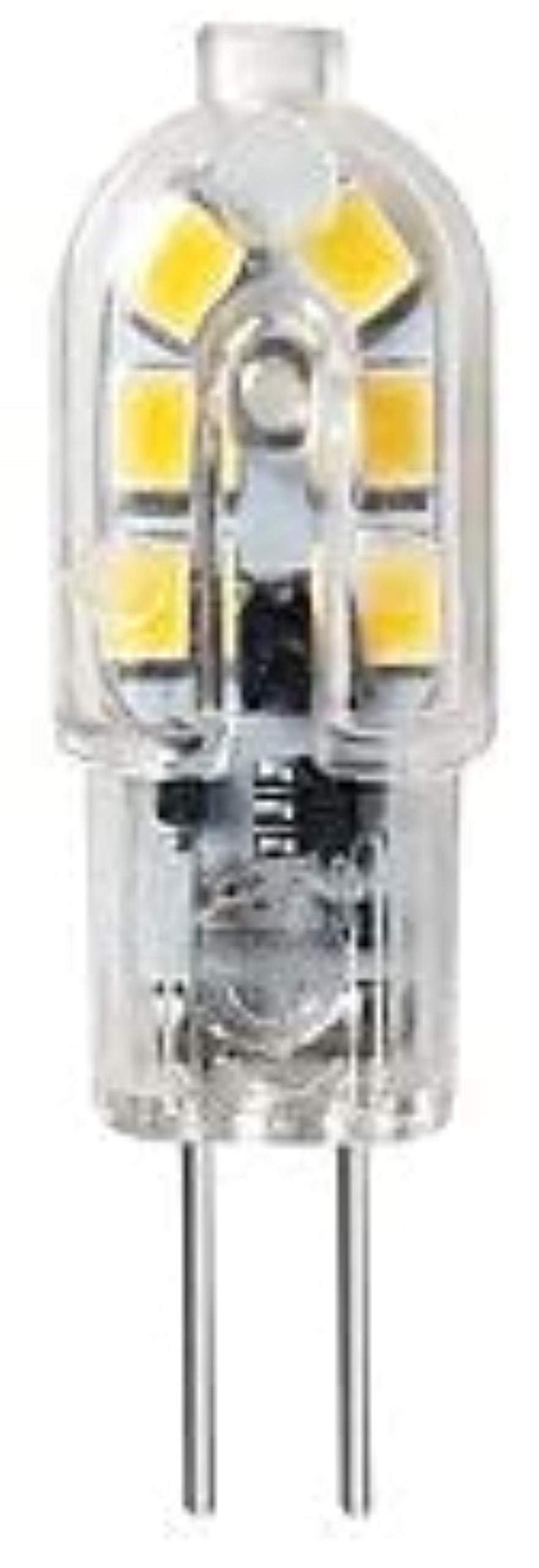 LED Lampen-Korn 12V G4 Pin 3W Kleine Glühlampe Highlight Kristalllampe Energiesparende Lichtquelle (5-Pack) (Color : White)