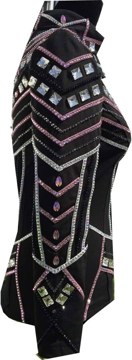 Pleasure Formal Equestrian Riding Western Snow Wear Jacket with Show pad