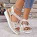 Cute Sandals For Women 2026 Wedge Sandals Braided Espadrille Open Toe Fashion Dressy Evening Wedding Fashion Open Toe Summer Platform Sandals