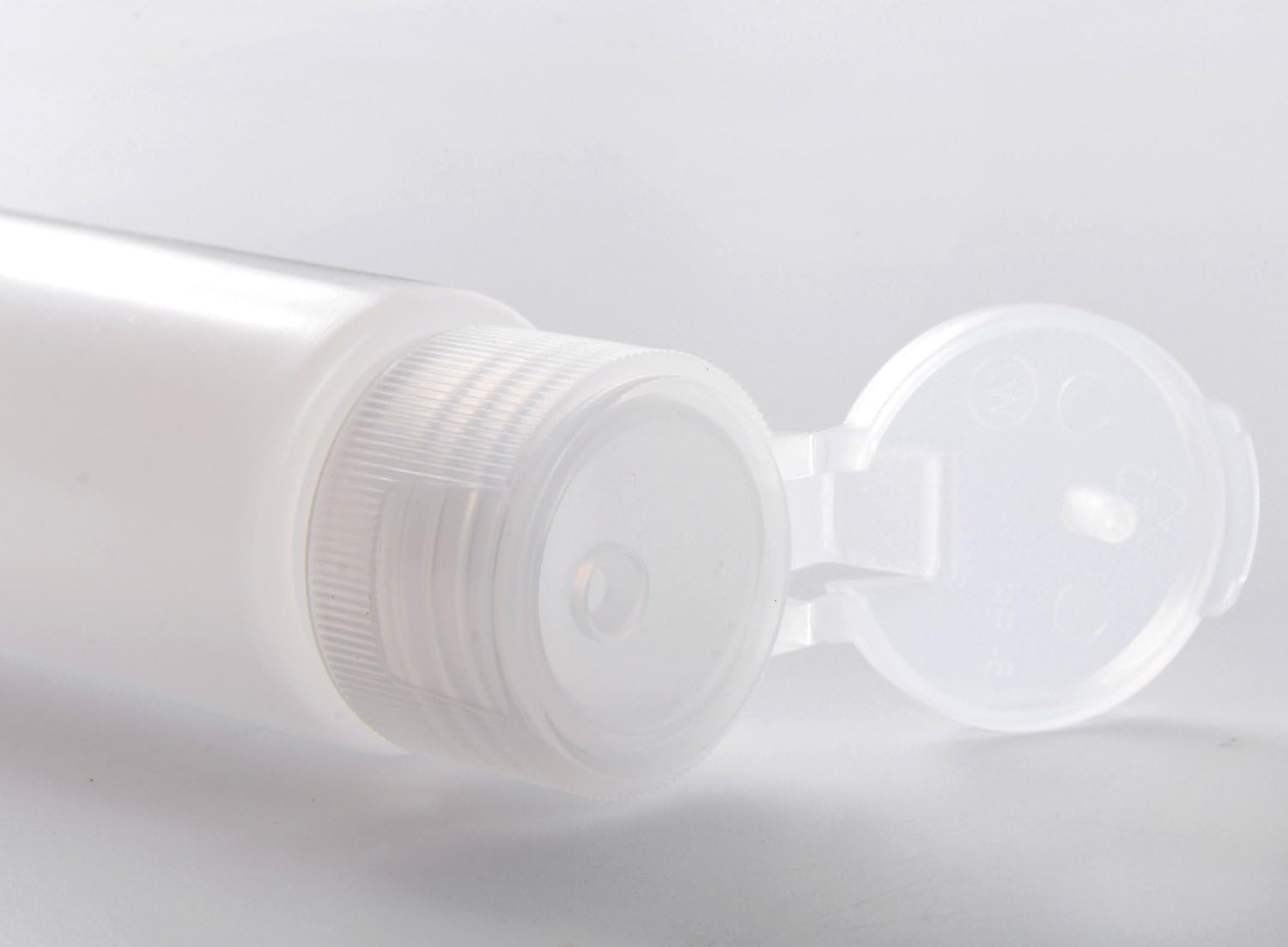 OTO Travel Size Squeeze Bottle Set, 50ml (1.7 oz) Pack of 6 with Labels