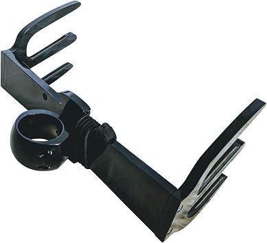 Black Wakeboard Tower Racks by Krypt, Quick Release Racks Removable from Tower in Minutes, Wakesurf, Kneeboard, Surfboard, Ski, Clamp 1 3/4, 1 7/8, 2, 2 1/4, 2 1/2 (Double Slalom Ski)