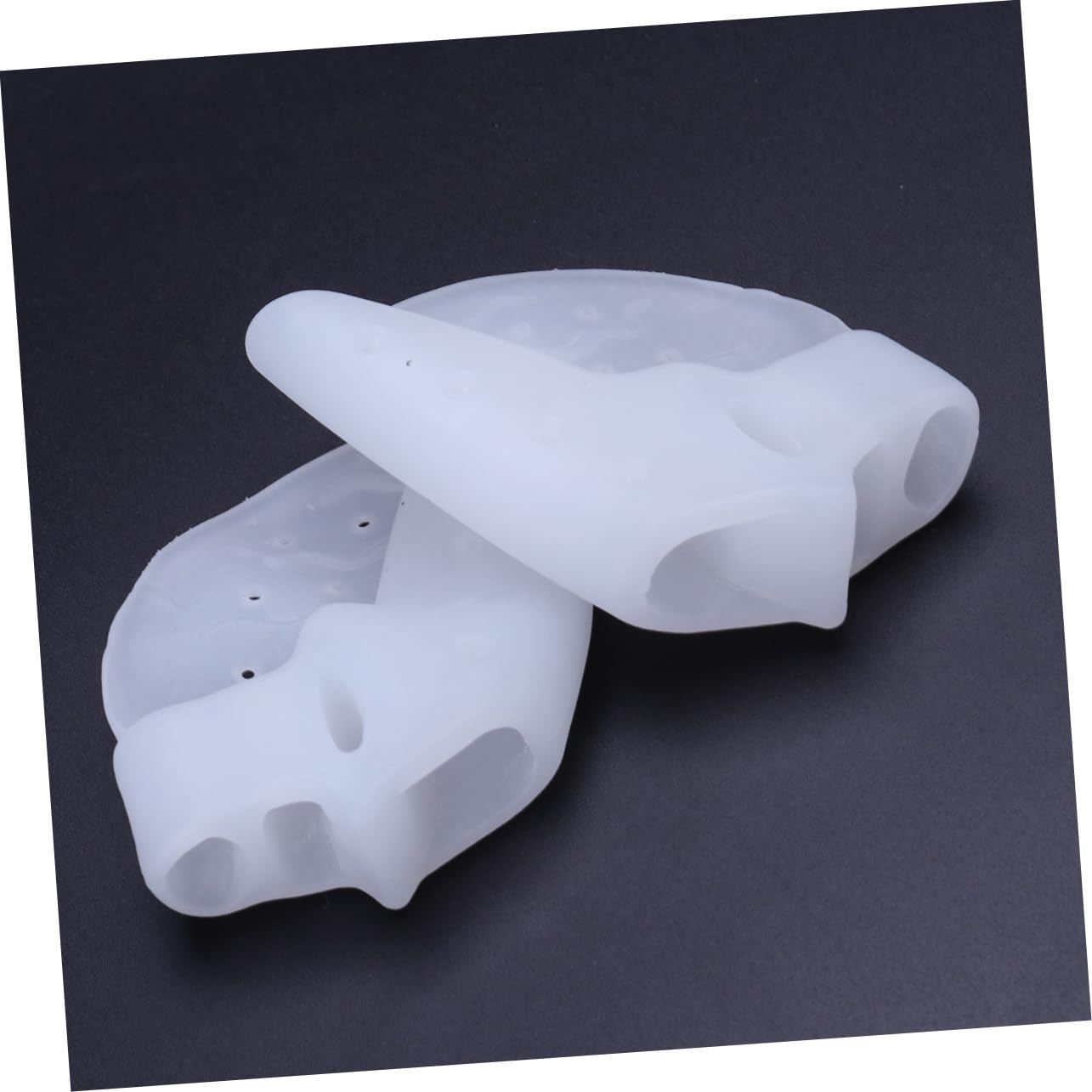 FOMIYES 3pcs Gel Toe Separator Protector for Bunion Relief Big Toe Straightener Ergonomic -skid Design Comfortable Gel Material for Easy Wear in Shoes for Men and Women