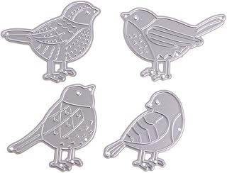 Dream_light Metal Cutting Dies, Embossing Dies Stencil Template Mould for DIY Scrapbooking Photo Album Paper Card Making Craft Wedding Party Decoration DIY Gift, Die-Cuts (Four Birds)