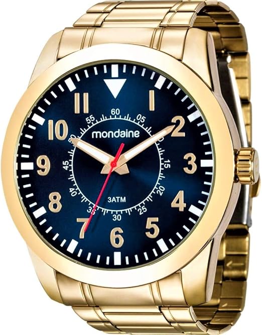 relogio mondaine masculino azul