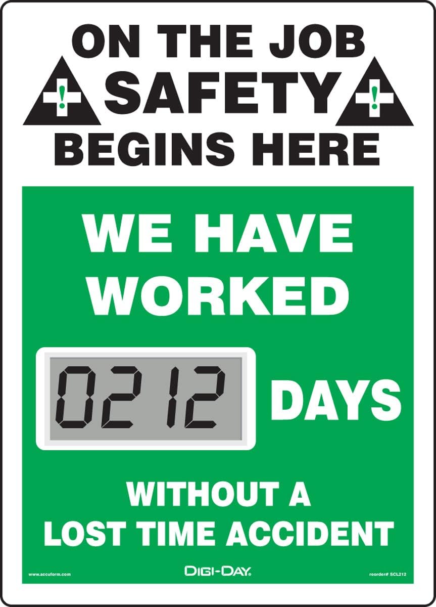 ACCUFORM Mini DIGI-Day Electronic SCOREBOARDS: (SCL212)