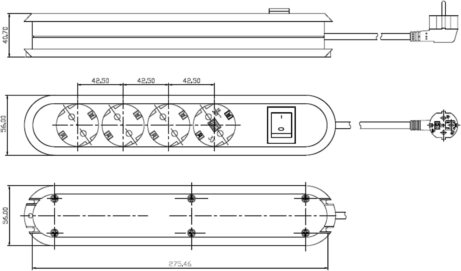 Bachmann Trains SMART - Verlängerungsschnur - 4 Ausgangsstecker