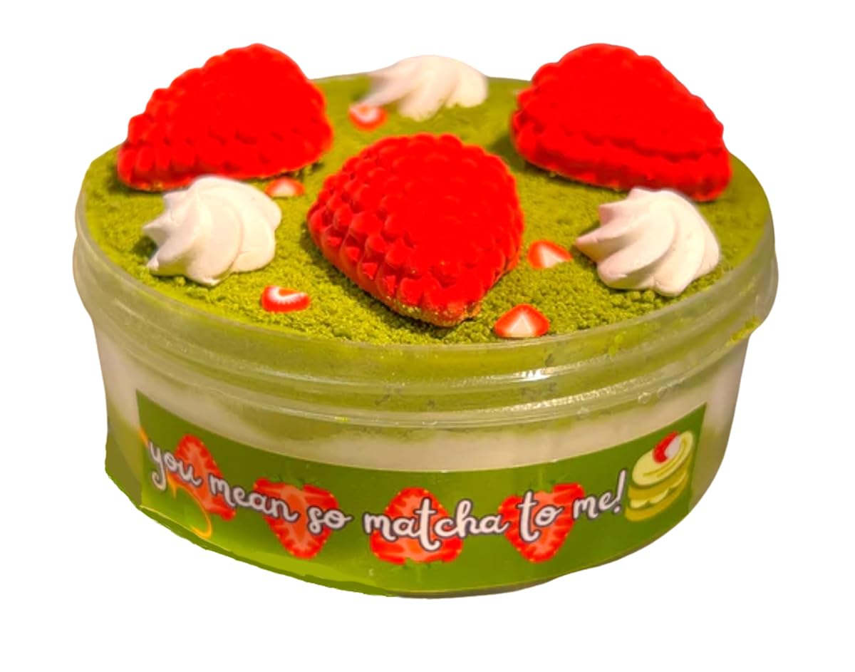 Slime Space You Mean So Matcha to Me Cloud Slime | Scented | Non-Toxic, Safe, Kid Friendly, for All Ages | Slimes and Putty Toys for Kids-image-1