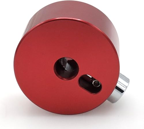 Tuerca mate de platillo de aleación de aluminio roja, tuerca de bloqueo de platillo de liberación rápida, universalmente compatible para soportes de