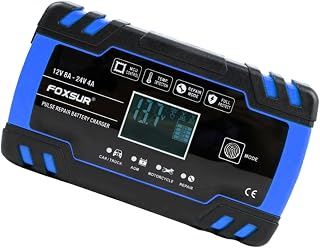 UKCOCO Carregador Universal Carregador De Carro Carregador De Bateria Carregador Multifuncional Carregador Inteligente Tipo Reparo Acessórios Azul C Carregador Para Carro