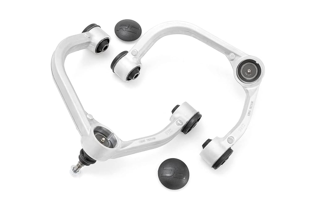 パーツ ROUGH COUNTRY Amazon.com: Rough Country Forged Upper Control Arms for 2009