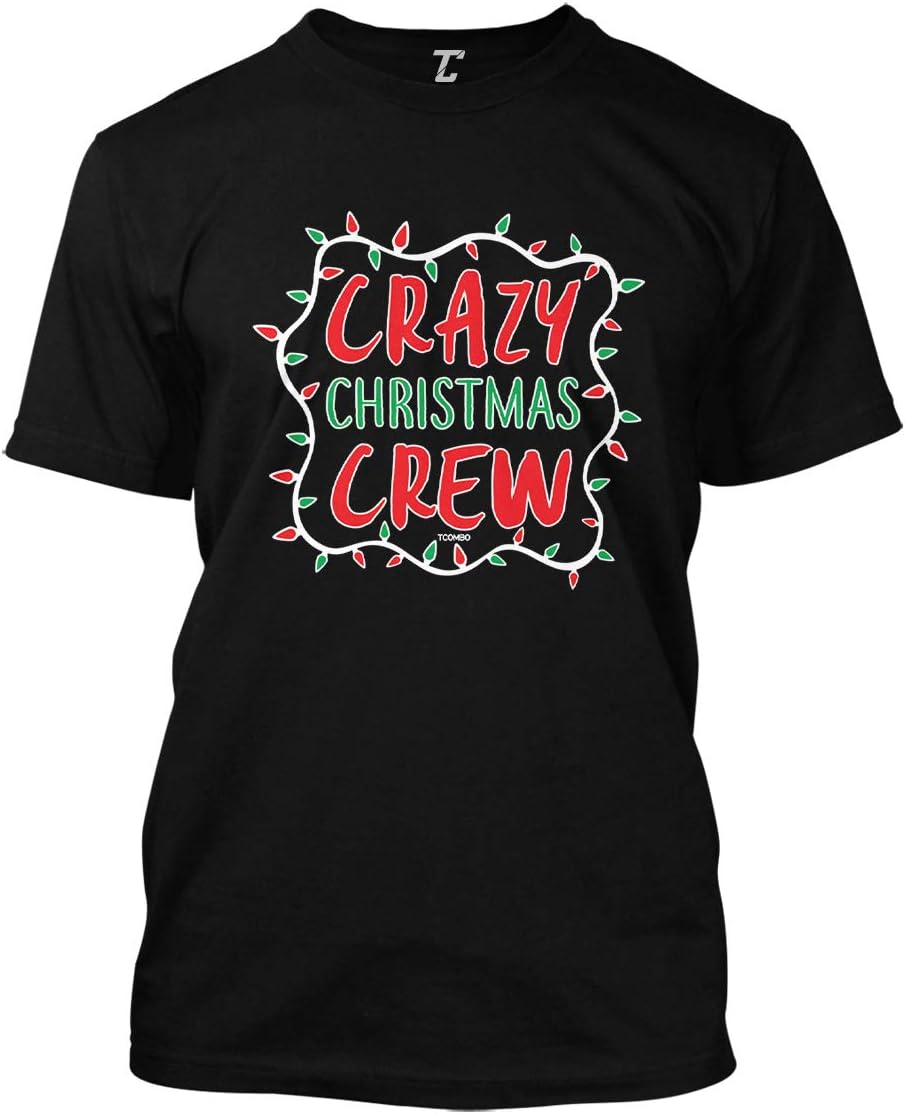 Crazy Christmas Crew - Xmas Santa Claus Men's T-Shirt