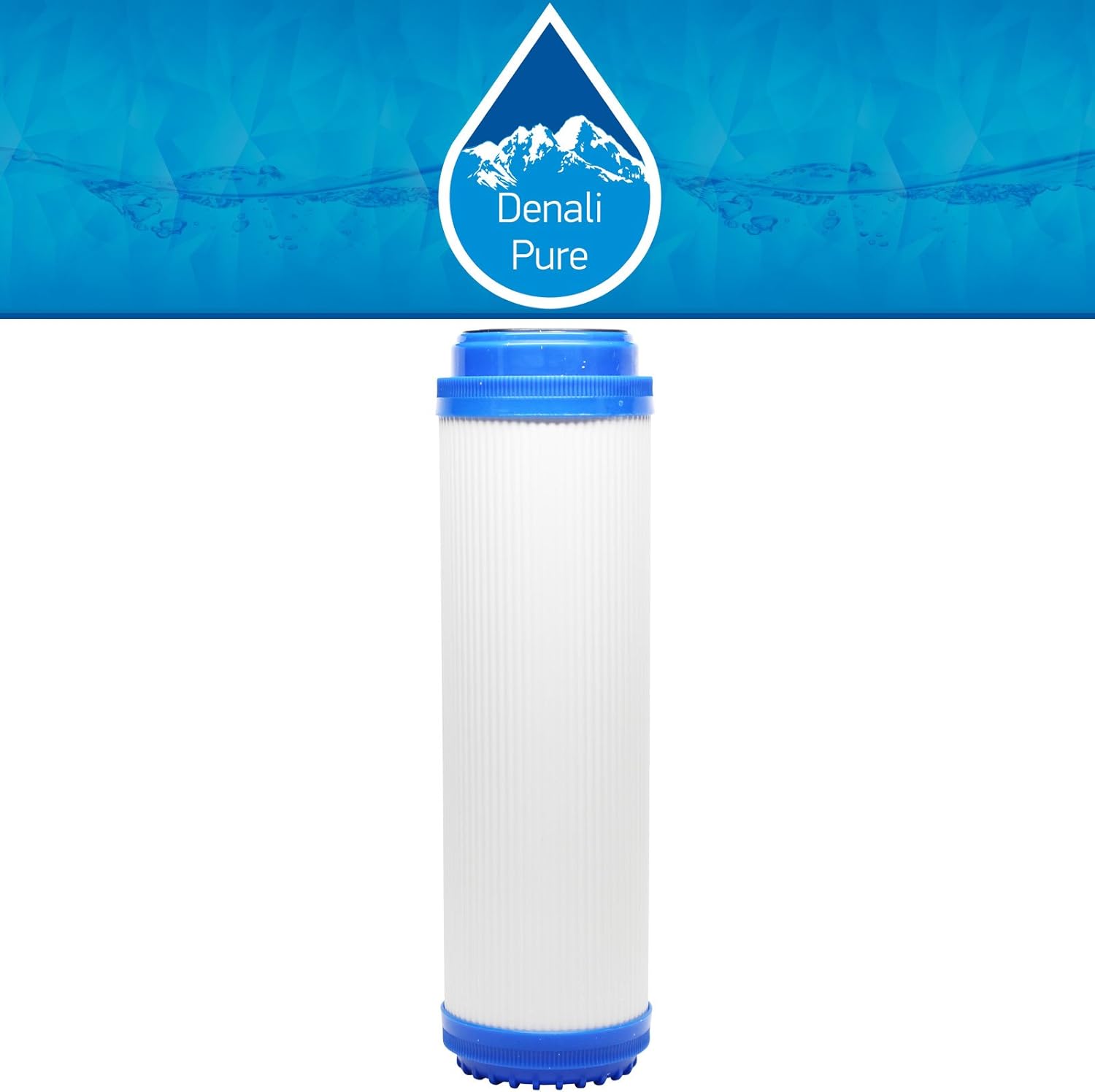 2-Pack Replacement for Compatible with Aqua-Pure AP11T Granular Activated Carbon Filter - Universal 10-inch Cartridge Compatible with Aqua-Pure AP11T Filter System - Denali Pure Brand