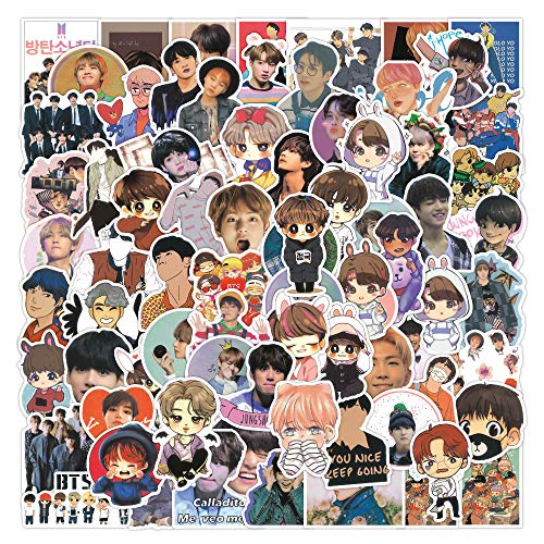 BTS Stickers 77PCS for Water Bottles