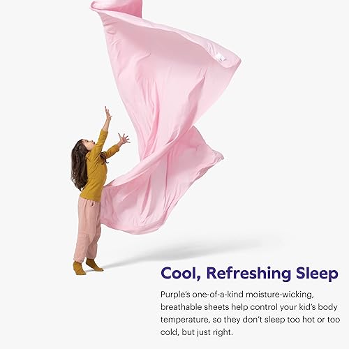 Miniatura 3 de Purple SoftStretch - Sábanas de colchón tamaño individualindividual XL, absorben la humedad, bronceado, gris claro, avena natural