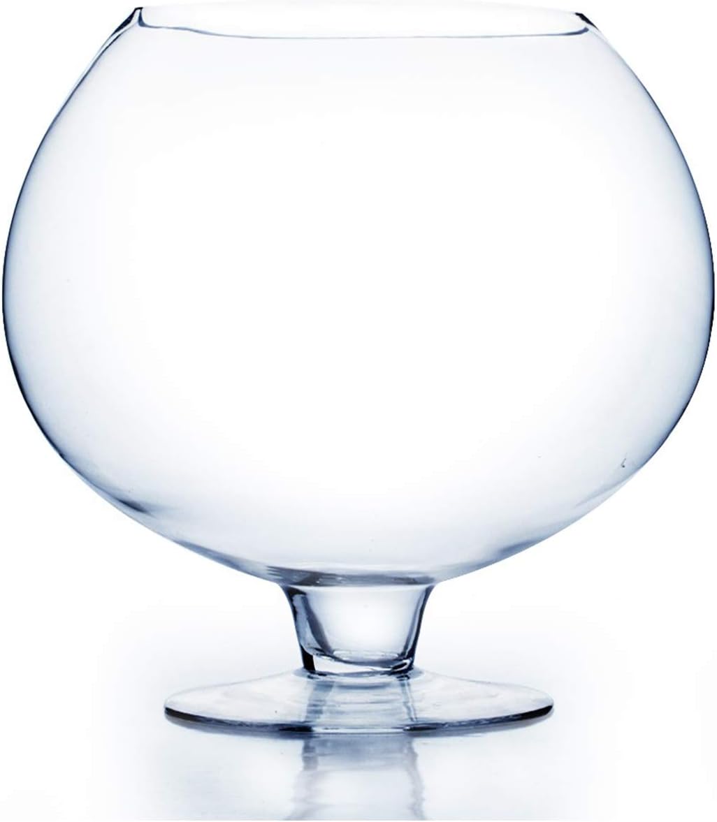 12-inch Clear Stem Bowl Vase