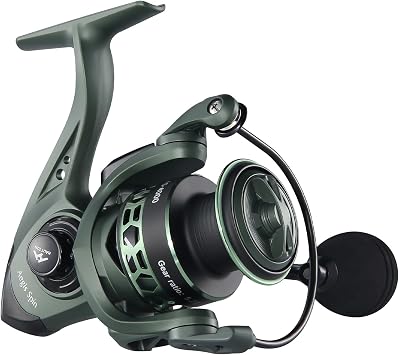 HAUT TON AS Fishing Reels Saltwater Freshwater Spinning Reel, 2000/3000/4000/5000 3+1 Stainless Steel Bearing Casting Inshore Fishing, 22Lbs Max Drag, 5.21 Gear Ratio, Surf Fishing Reel