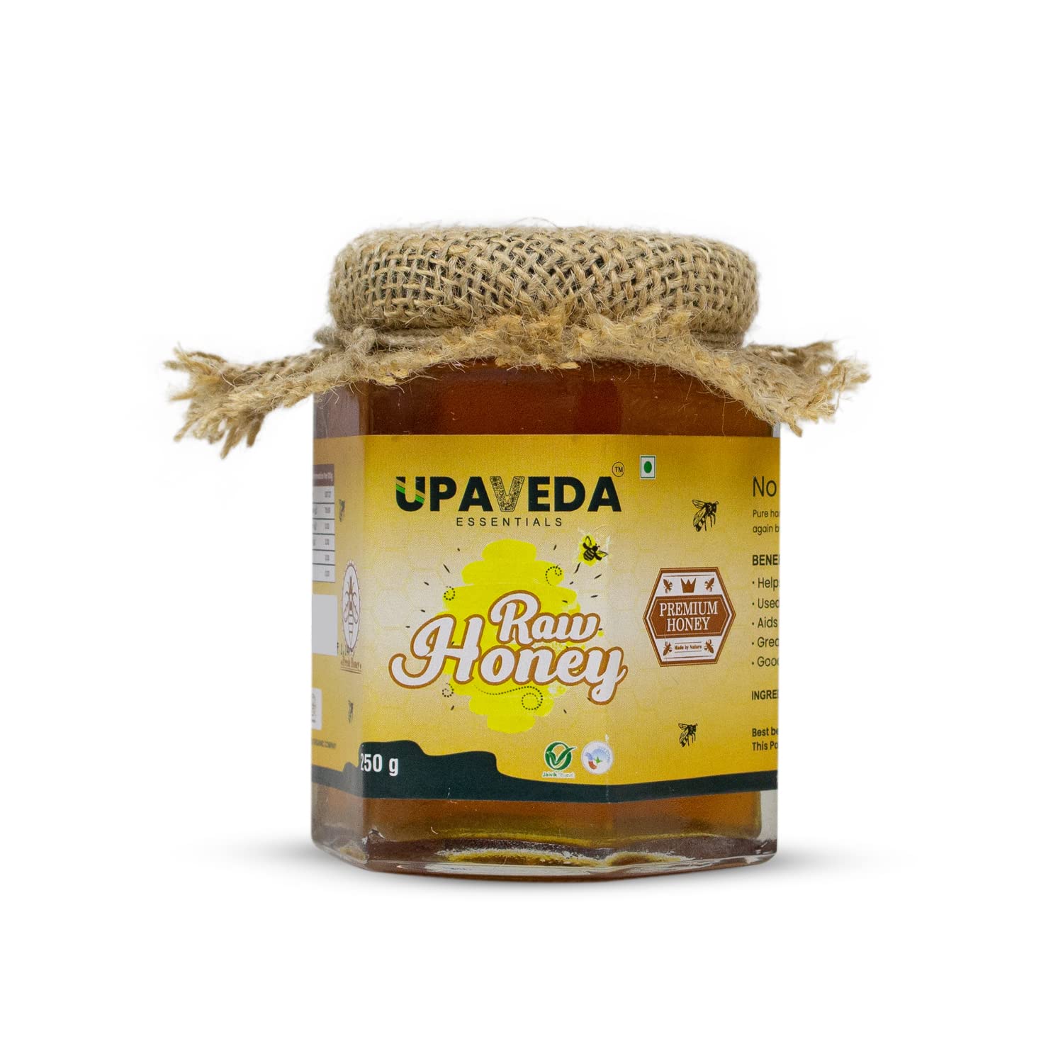 Upaveda Organic Raw Honey 250g | 100% Pure, NMR Tested, Unfiltered & Unprocessed | USDA & NPOP Certified | No Added Sugar | Rich in Antioxidants (B09JSS5C2V) Amazon Price History, Amazon Price Tracker