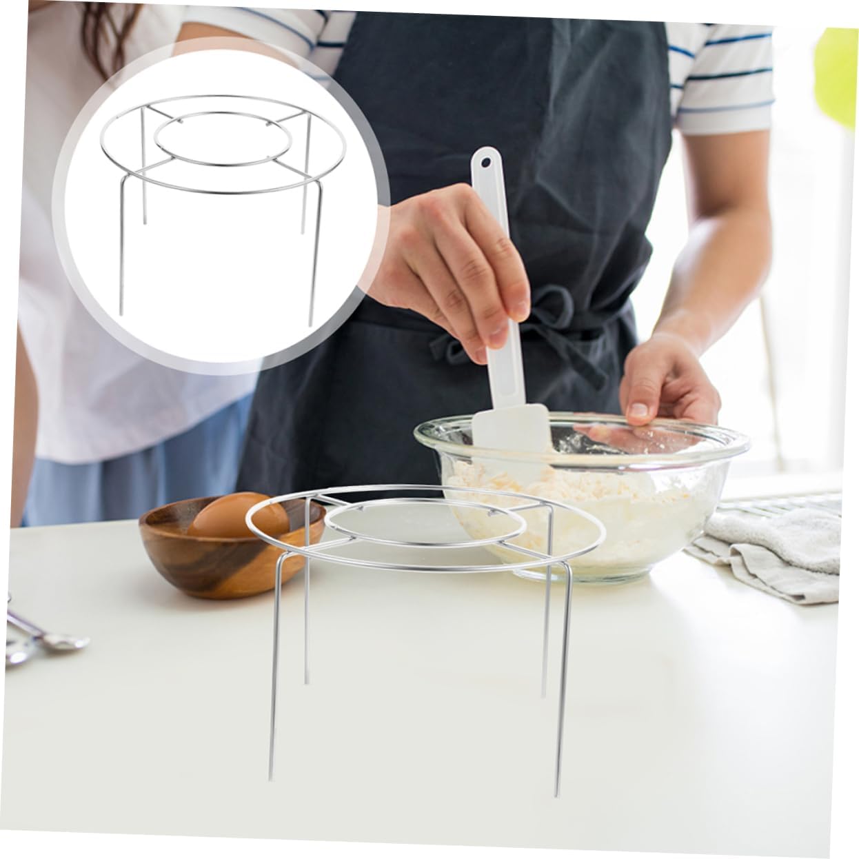 3pcs Stainless Steel Cake Cooling Rack Baking Rack for Cakes Stable Design for Home Bakery Use Easy to Clean Cooling Holder