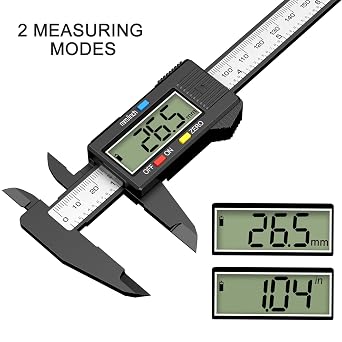 HDLNKAK Digital Caliper, 6 inch/150 mm Precision Caliper with LCD displays