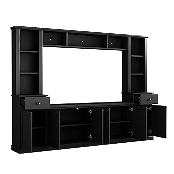 高級書棚　民藝家具 Amazon.com: Tangkula 3 Pieces Console TV Stand, Free