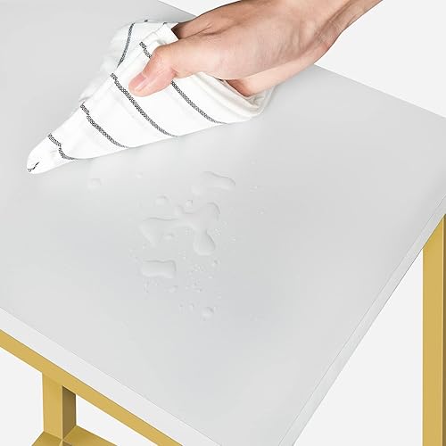 Vista 35 de Juego de 2 taburetes de bar, taburetes de bar de mostrador de 29.5 pulgadas de alto, sillas de bar de desayuno de cocina con reposapiés, sillas