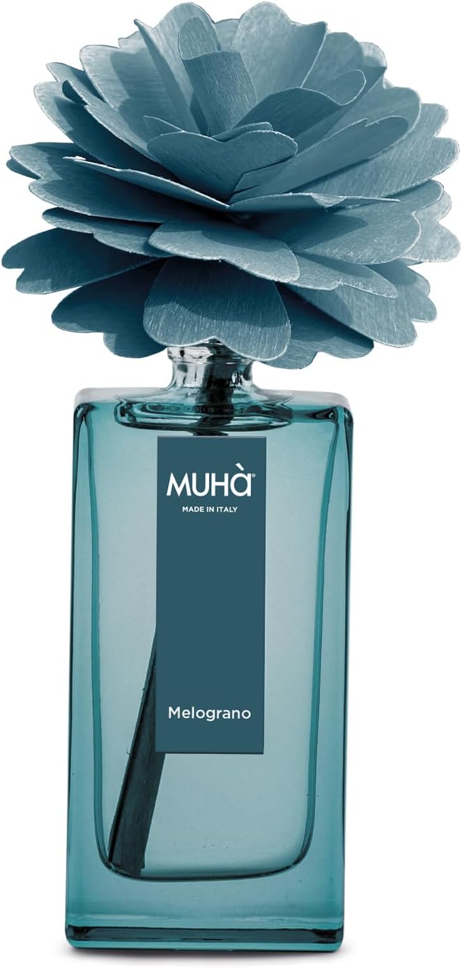 MUHA’ Diffusore Peonia 50 ML Melograno Blu Trasparente