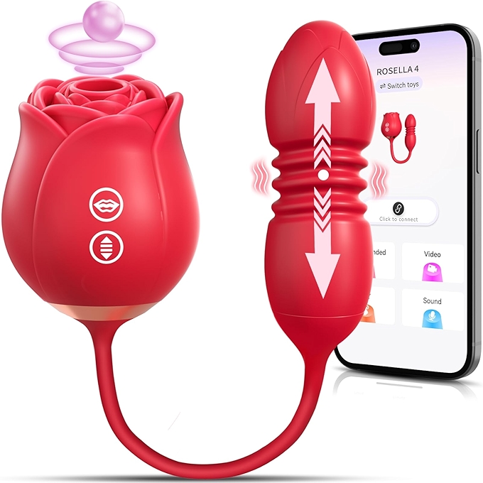 玫瑰震动棒成人情趣玩具女用多功能刺激棒