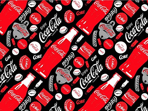 Coca Cola Cotton Fabric Coca Cola Quilting Fabric Coca Cola Coke Fabric Buy Online In Isle Of Man At Desertcart 13586269