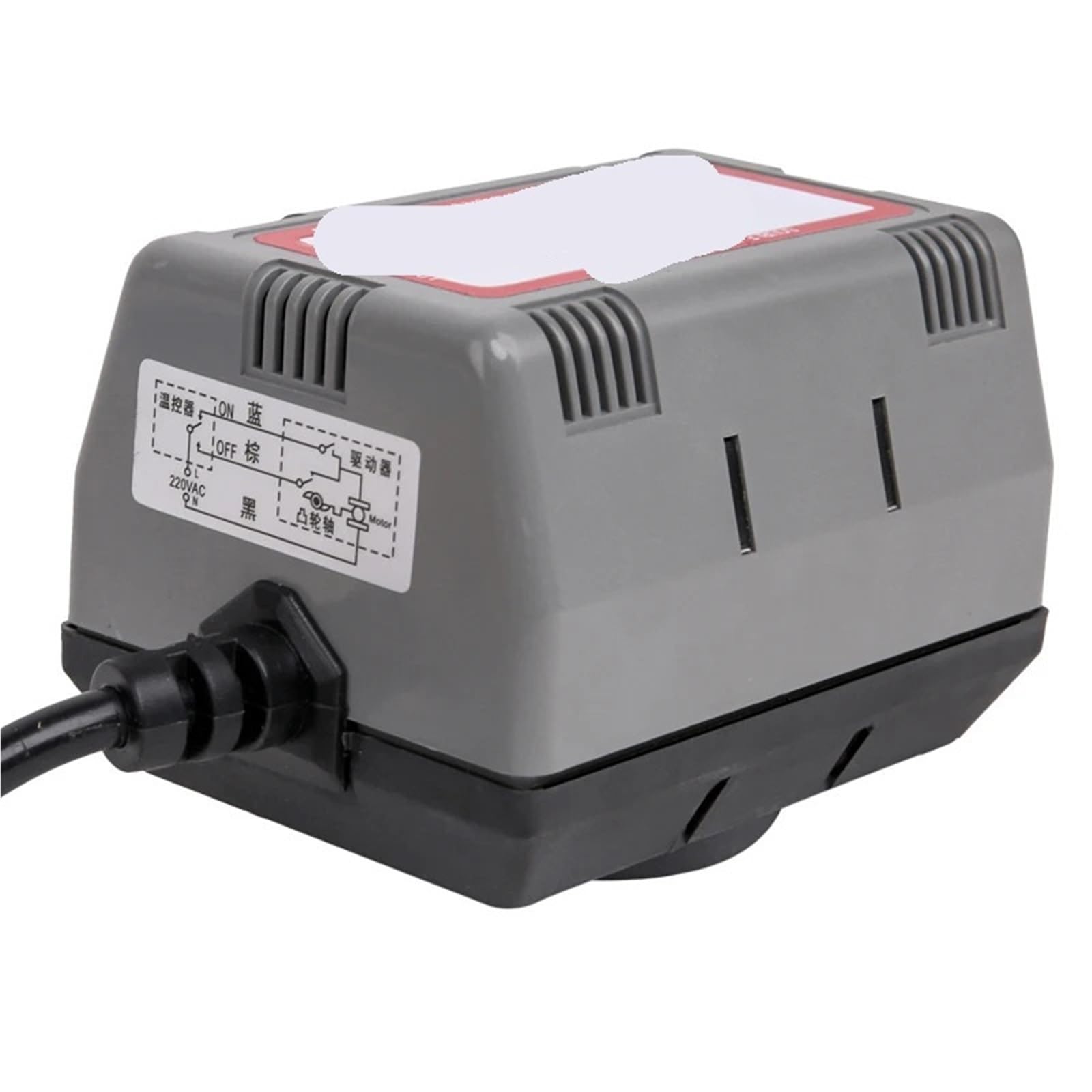 1/2'' 3/4'' 1'' Mosiężny zawór kulowy z napędem AC220V 2-drożny zawór odcinający z cewką wentylatora VC6013 (1,9 cm)
