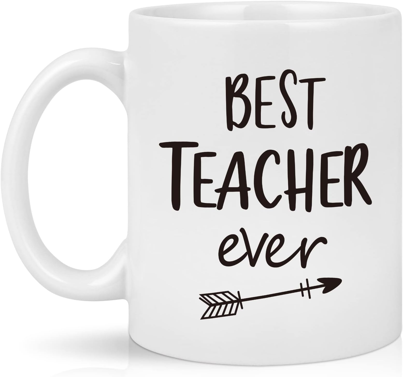 Cabtnca Teacher Appreciation Gifts, Best Teacher Ever, Teacher Gifts, Teacher Mug, Teacher Appreciation Gifts for Women, Mothers Day Birthday Christmas Gifts for Teacher from Students, 11Oz