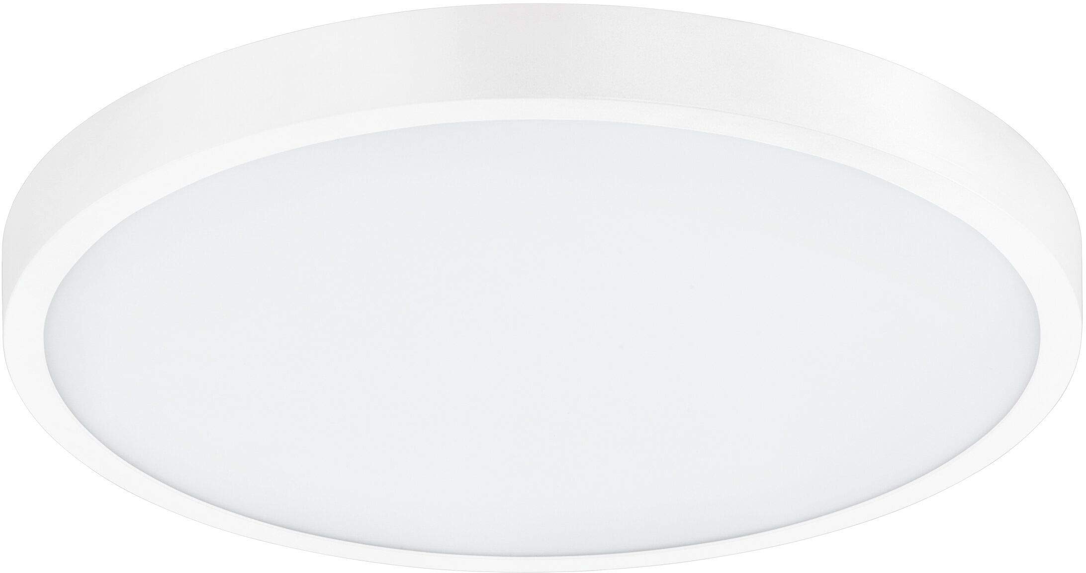 Eglo Access LED Ceiling Light Fueva-A, 1-Flame wall lamp, Surface Light in White Aluminium and Plastic, Remote Control