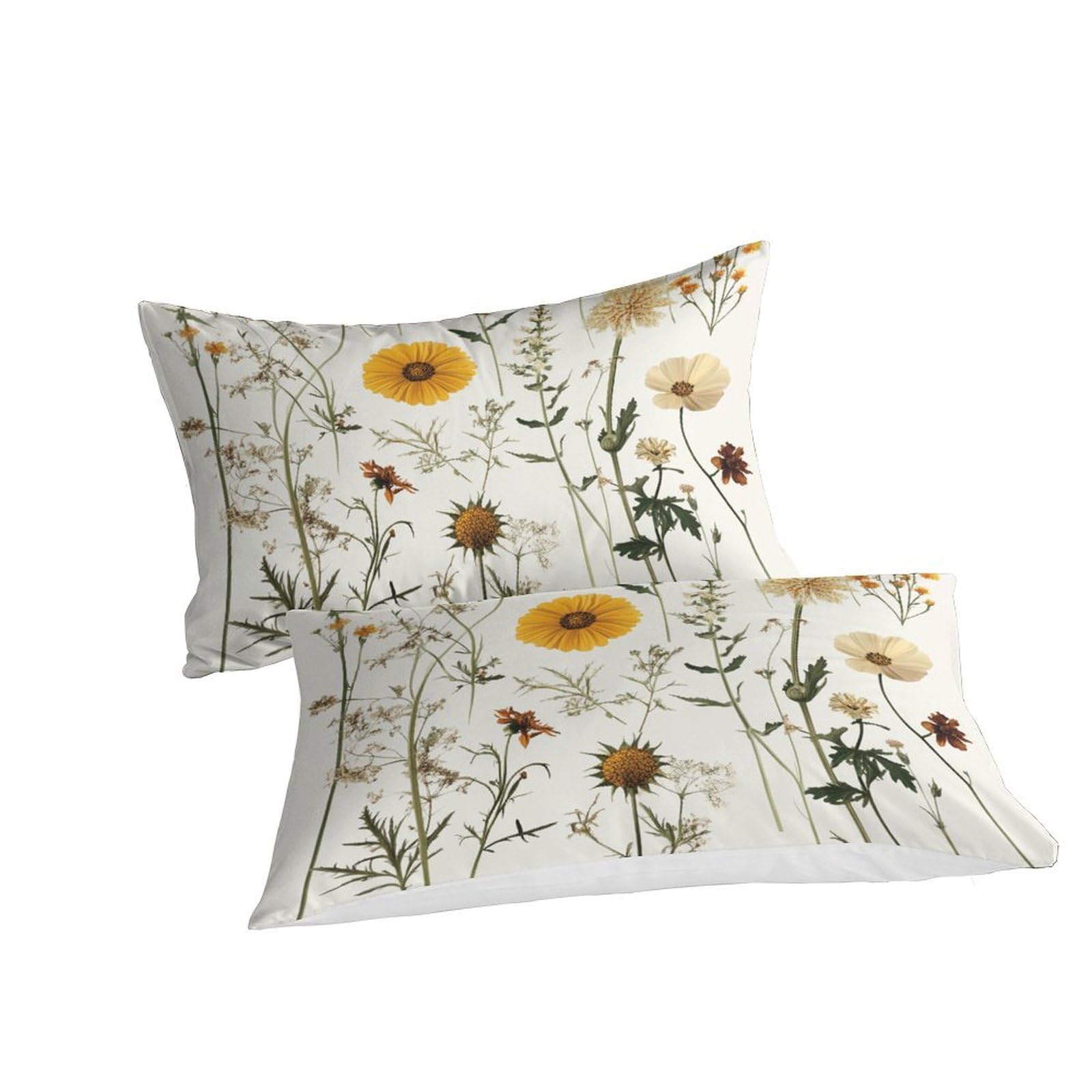 Ropa De Cama con Diseño De Plantas y Flores En 3D Juego De Funda De Edredón De Geometría Juego De Ropa De Cama para Adultos Adolescentes Y Niños King（220x240cm）