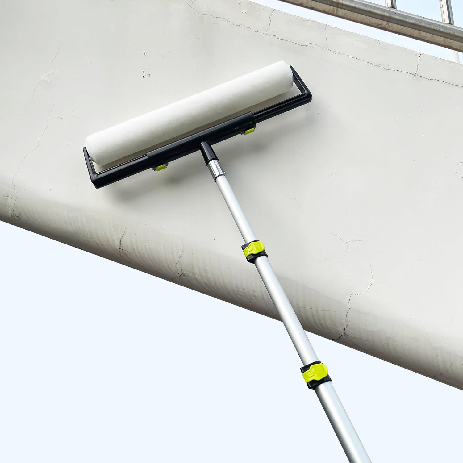18 Inch Paint Roller Set, 9-18 inch Adjustable Roller Frame, 3pcs 18’’ Roller Covers and 1.48-3.12ft Extension Pole for Ceiling,Wall,Floor,Decks Painting