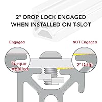 Vista 3 de 8020, 1002, serie 10, perfil ranurado de aluminio de doble canal en T de extrusión de aluminio de doble canal de 1.0 pulgadas x 1.0 pulgadas