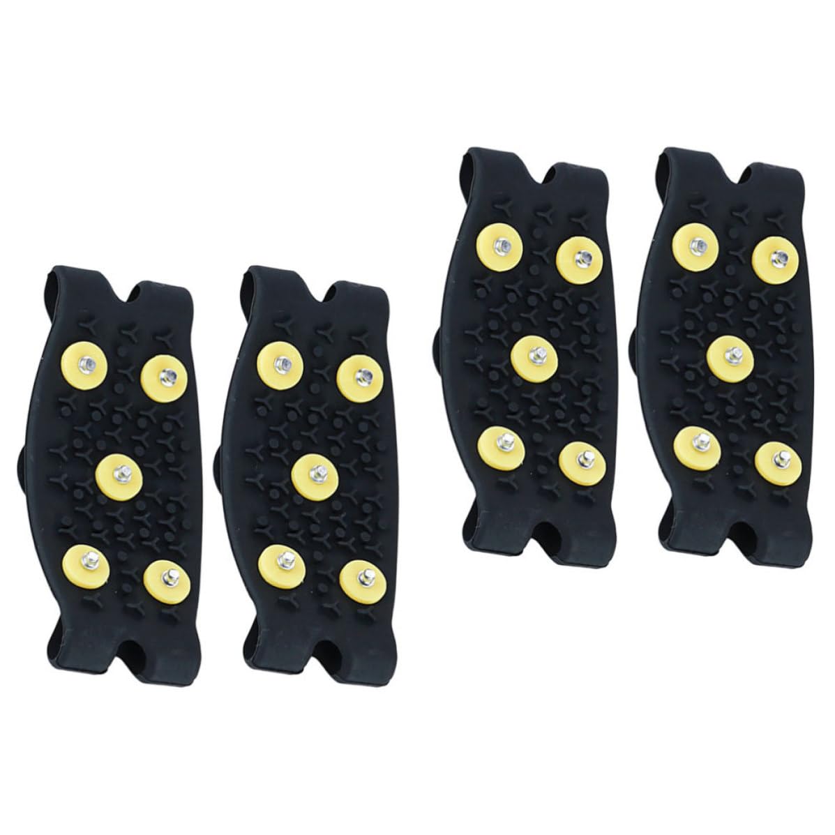 Adorainbow 2 Paires Crampons Antidérapants en Tpe pour Chaussures de Randonnée, Adhérences, Pliables et Faciles à Enfiler, pour Camping et Chasse en Extérieur