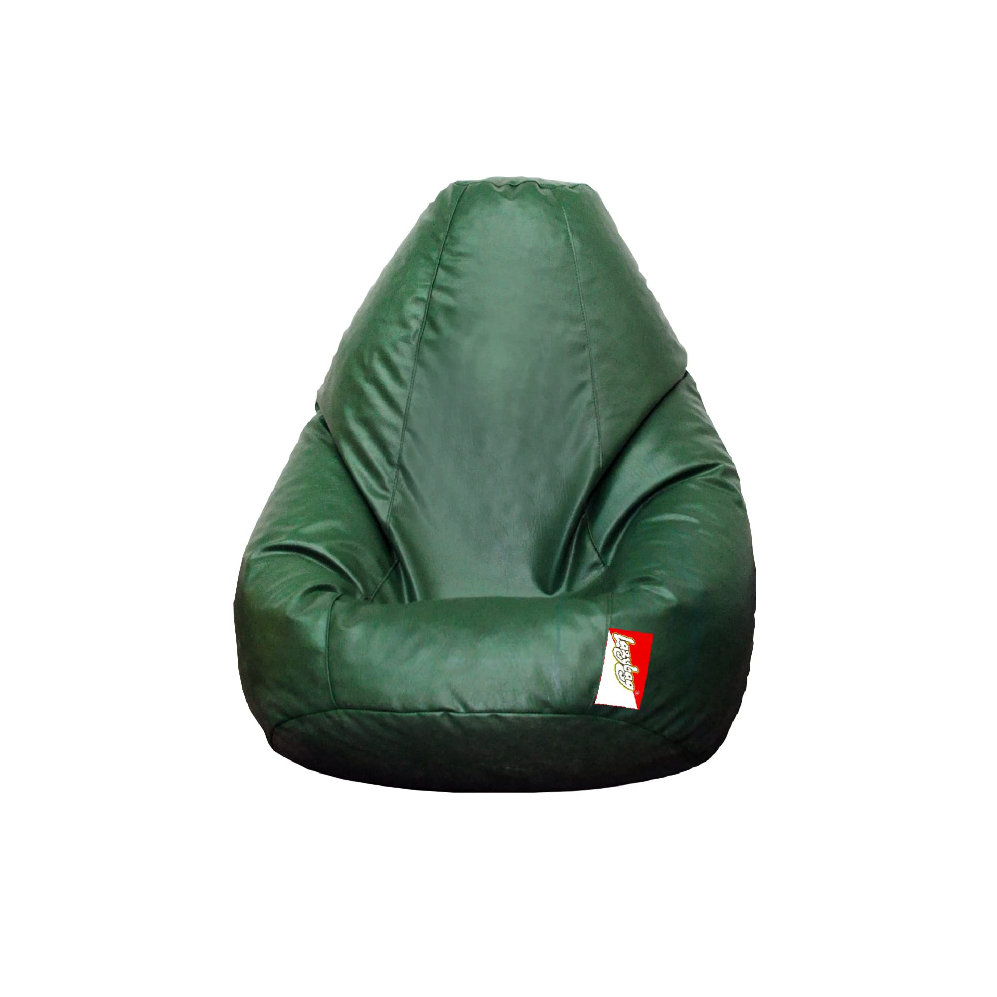 Bean Bag Chair Cover: Ideal Furniture for living rooms, bedrooms, office lounges, hotel receptions, movie clubs, libraries or relaxing at home while reading, playing video games (Green - XXXXXL Size)