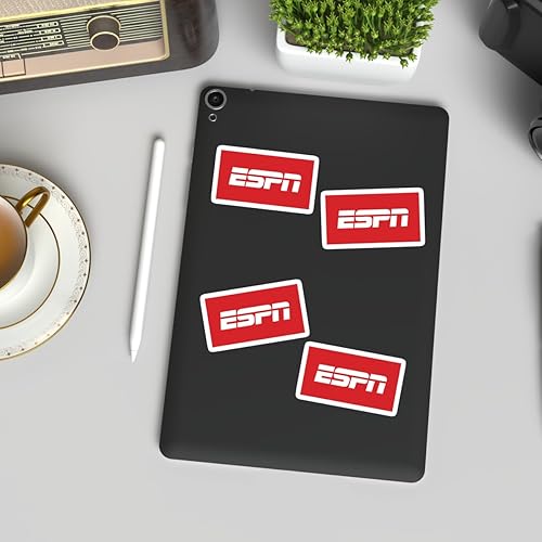 Miniatura 4 de Pegatinas de 48 piezas ESPN para niños, adolescentes, adultos, sombrero, laptop, botellas de agua, motocicleta, decoración de pared, funda de