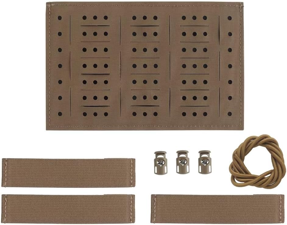 Tactical Med Tray Insert Board, Modular Medical Equipment Storage Board with Elastic Straps & Storage Inner Bag for Outdoor Hunting Camping