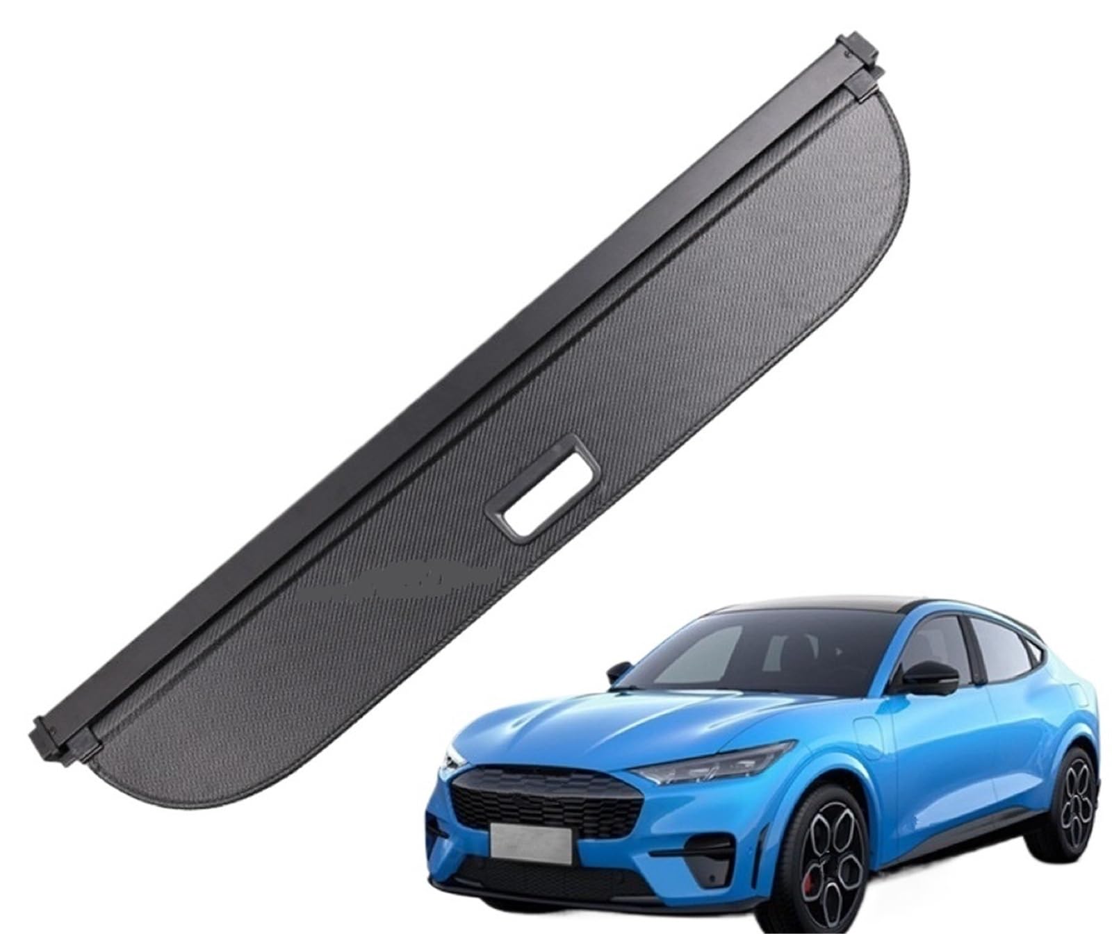 Für Ford Für Mustang Für Mach-E 2021 2022 2023 Partition Bord Sicherheit Privatsphäre Schild Schatten Vorhänge Hinten Trunk Cargo Abdeckung Gepäckraumabdeckung