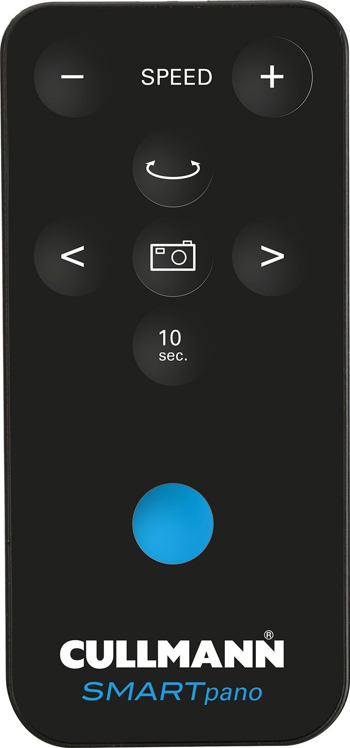 Cullmann 50221 SMARTpano 360 elektroniczna głowica panoramiczna z pilotem na podczerwień do aparatu/smartfona, zielona