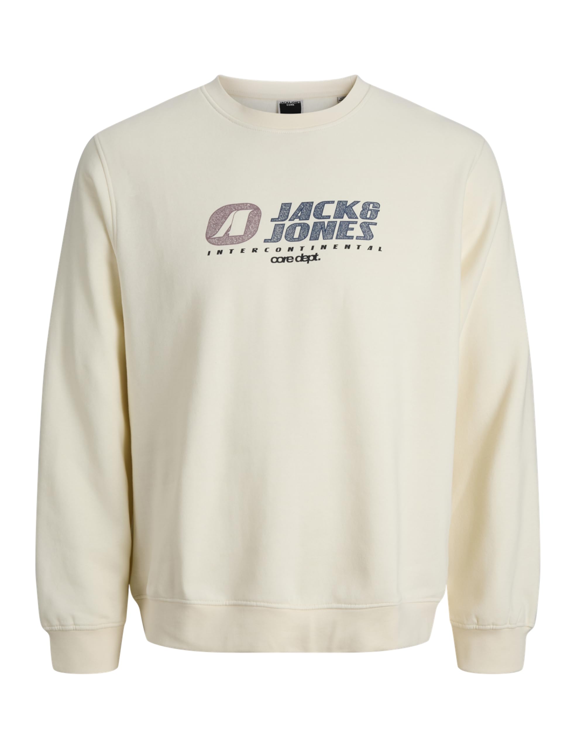 JACK & JONES Junior Jcotier Print Sweat Crew Neck Sn Jnr, Sweet Corn, 152